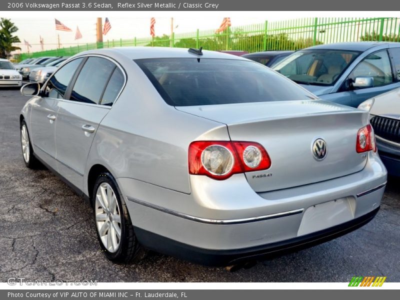 Reflex Silver Metallic / Classic Grey 2006 Volkswagen Passat 3.6 Sedan
