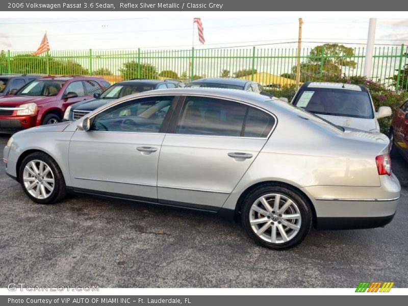 Reflex Silver Metallic / Classic Grey 2006 Volkswagen Passat 3.6 Sedan