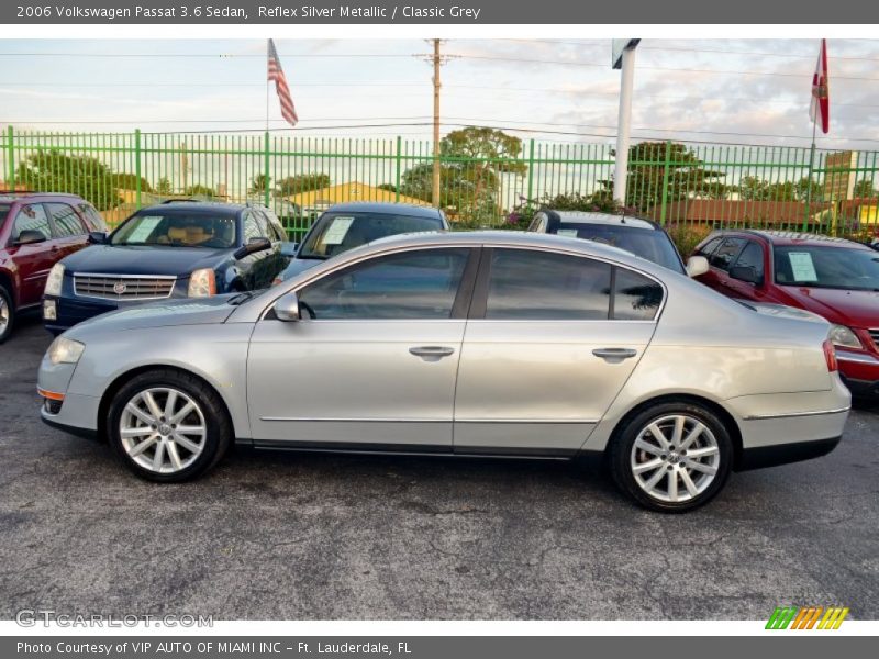 Reflex Silver Metallic / Classic Grey 2006 Volkswagen Passat 3.6 Sedan