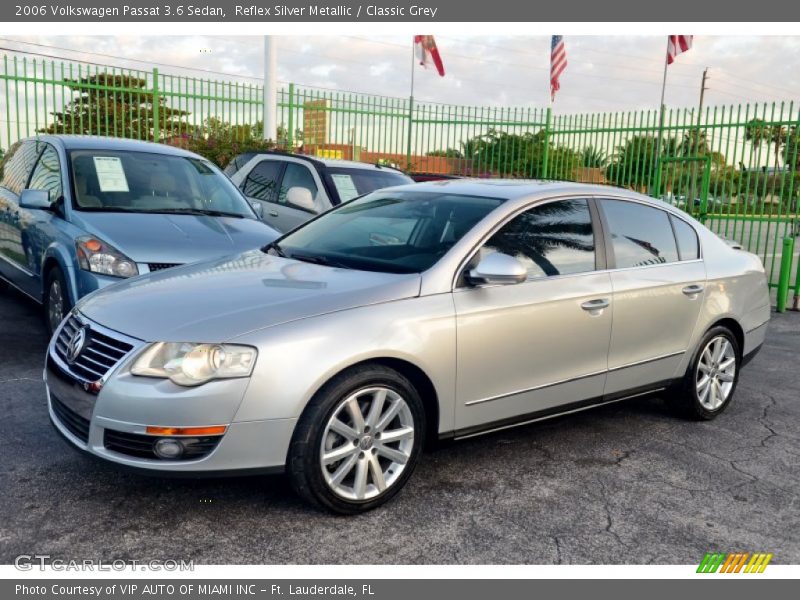 Reflex Silver Metallic / Classic Grey 2006 Volkswagen Passat 3.6 Sedan