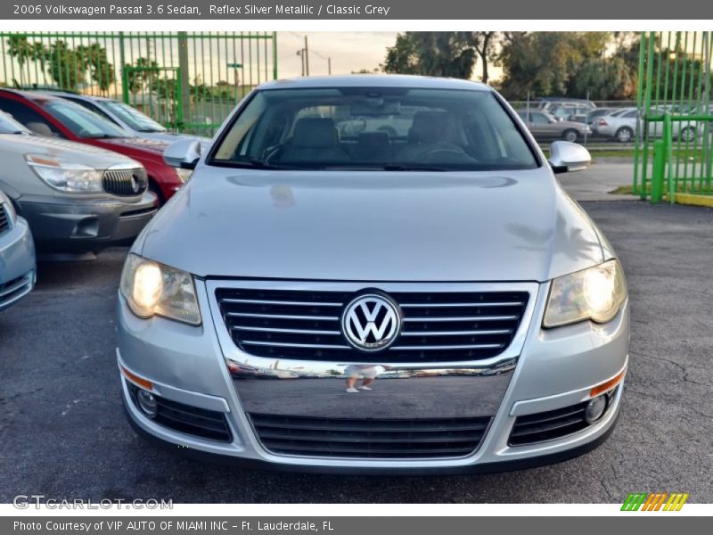 Reflex Silver Metallic / Classic Grey 2006 Volkswagen Passat 3.6 Sedan