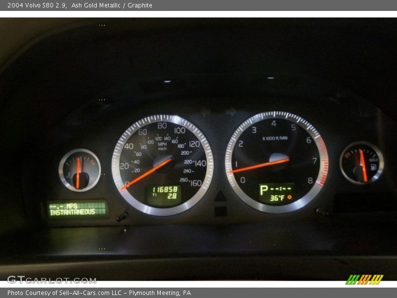 Ash Gold Metallic / Graphite 2004 Volvo S80 2.9