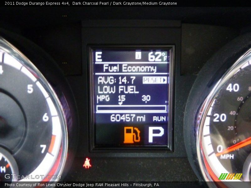 Dark Charcoal Pearl / Dark Graystone/Medium Graystone 2011 Dodge Durango Express 4x4
