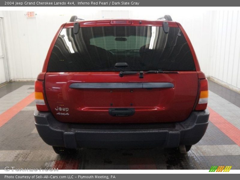 Inferno Red Pearl / Dark Slate Gray 2004 Jeep Grand Cherokee Laredo 4x4