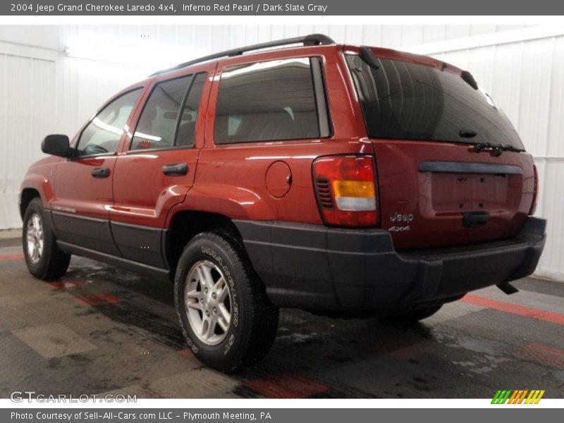 Inferno Red Pearl / Dark Slate Gray 2004 Jeep Grand Cherokee Laredo 4x4