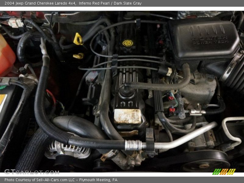 Inferno Red Pearl / Dark Slate Gray 2004 Jeep Grand Cherokee Laredo 4x4