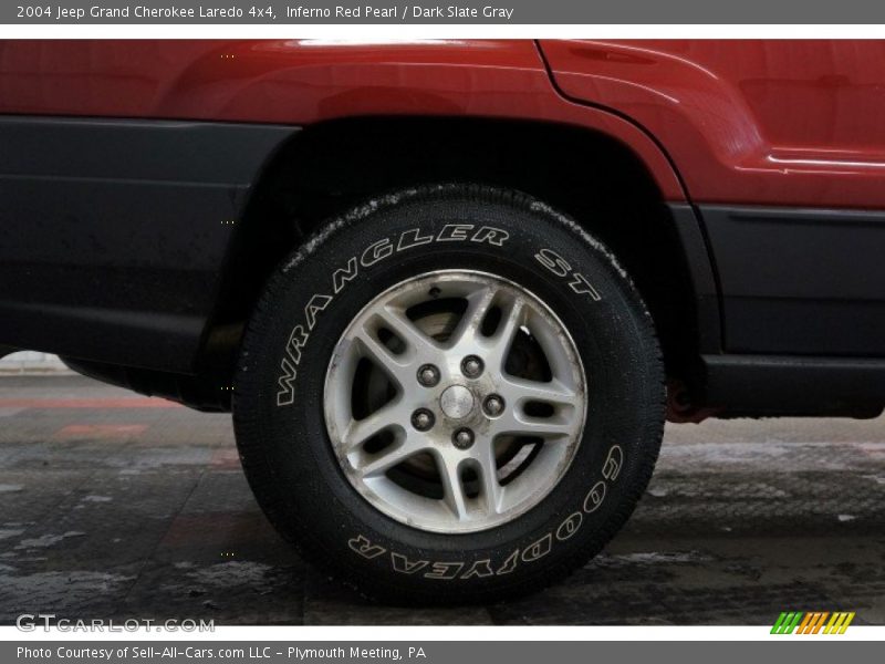 Inferno Red Pearl / Dark Slate Gray 2004 Jeep Grand Cherokee Laredo 4x4