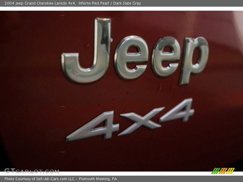 Inferno Red Pearl / Dark Slate Gray 2004 Jeep Grand Cherokee Laredo 4x4