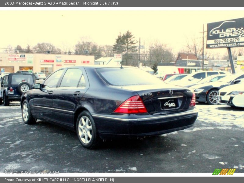 Midnight Blue / Java 2003 Mercedes-Benz S 430 4Matic Sedan