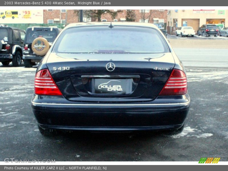 Midnight Blue / Java 2003 Mercedes-Benz S 430 4Matic Sedan