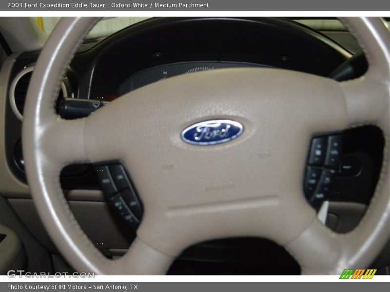 Oxford White / Medium Parchment 2003 Ford Expedition Eddie Bauer