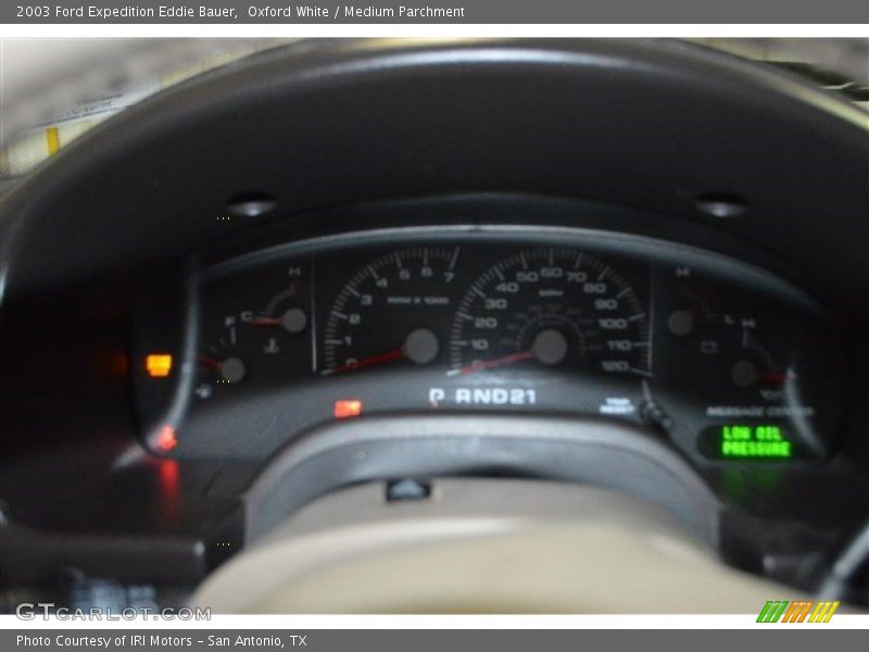 Oxford White / Medium Parchment 2003 Ford Expedition Eddie Bauer