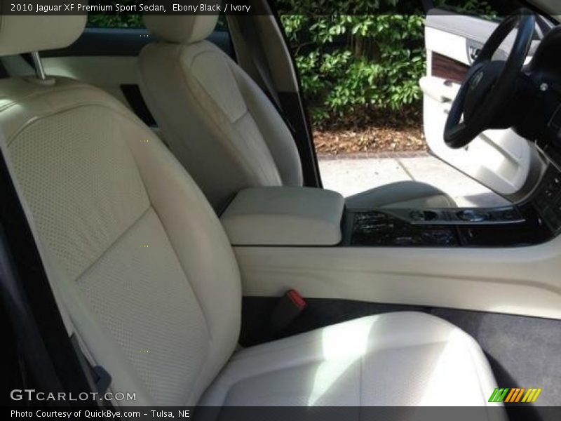 Ebony Black / Ivory 2010 Jaguar XF Premium Sport Sedan
