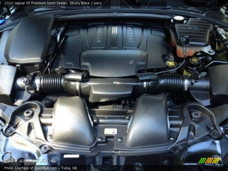 Ebony Black / Ivory 2010 Jaguar XF Premium Sport Sedan