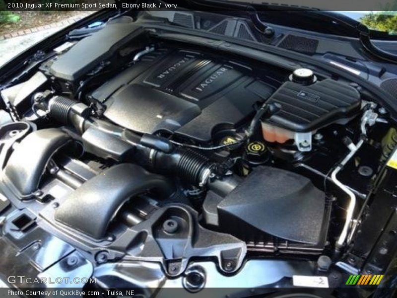 Ebony Black / Ivory 2010 Jaguar XF Premium Sport Sedan