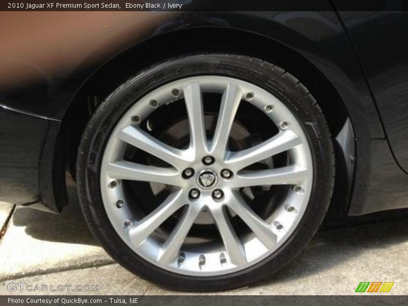 Ebony Black / Ivory 2010 Jaguar XF Premium Sport Sedan