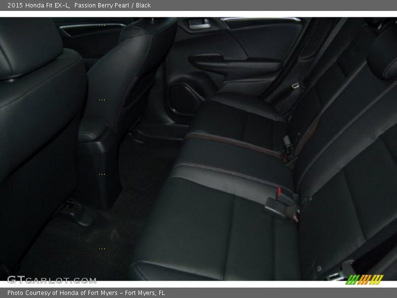 Passion Berry Pearl / Black 2015 Honda Fit EX-L