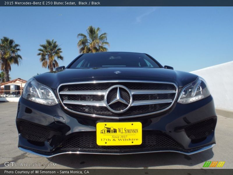 Black / Black 2015 Mercedes-Benz E 250 Blutec Sedan