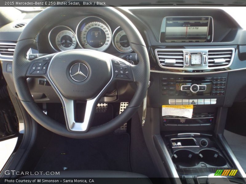 Black / Black 2015 Mercedes-Benz E 250 Blutec Sedan