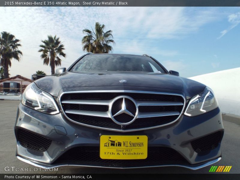 Steel Grey Metallic / Black 2015 Mercedes-Benz E 350 4Matic Wagon