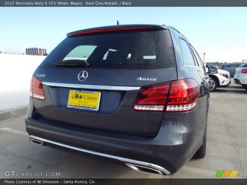 Steel Grey Metallic / Black 2015 Mercedes-Benz E 350 4Matic Wagon