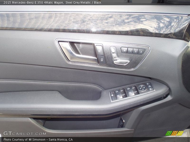 Steel Grey Metallic / Black 2015 Mercedes-Benz E 350 4Matic Wagon