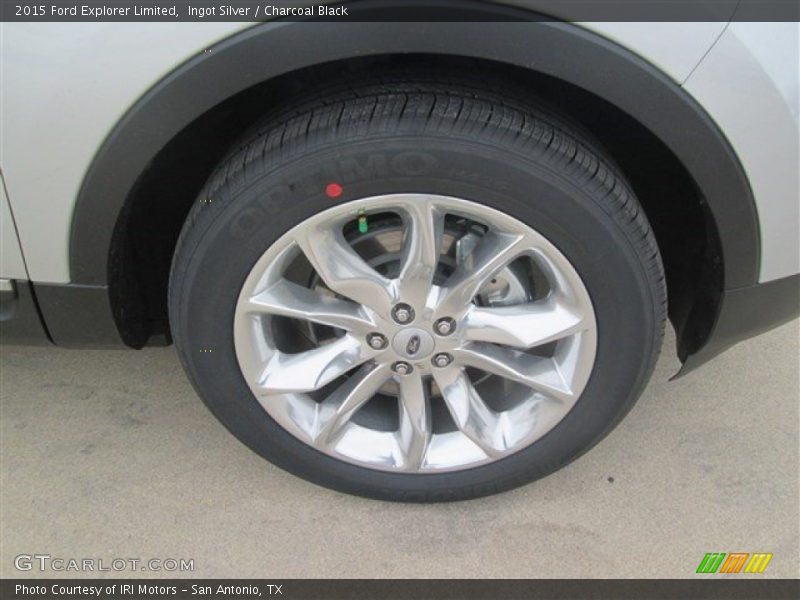 Ingot Silver / Charcoal Black 2015 Ford Explorer Limited