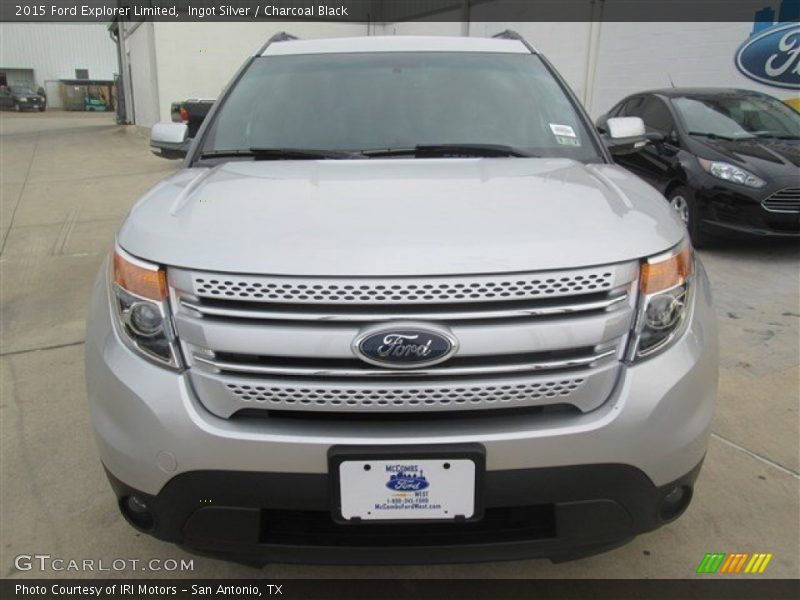 Ingot Silver / Charcoal Black 2015 Ford Explorer Limited
