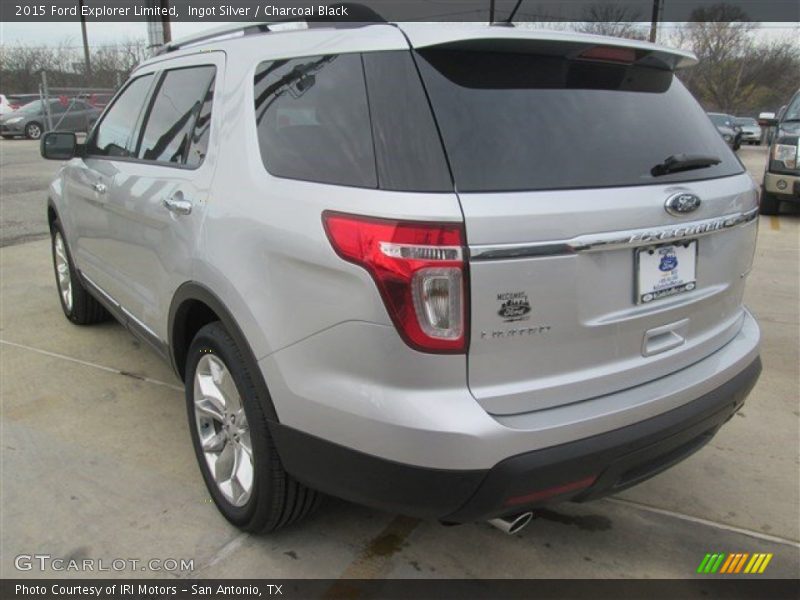 Ingot Silver / Charcoal Black 2015 Ford Explorer Limited