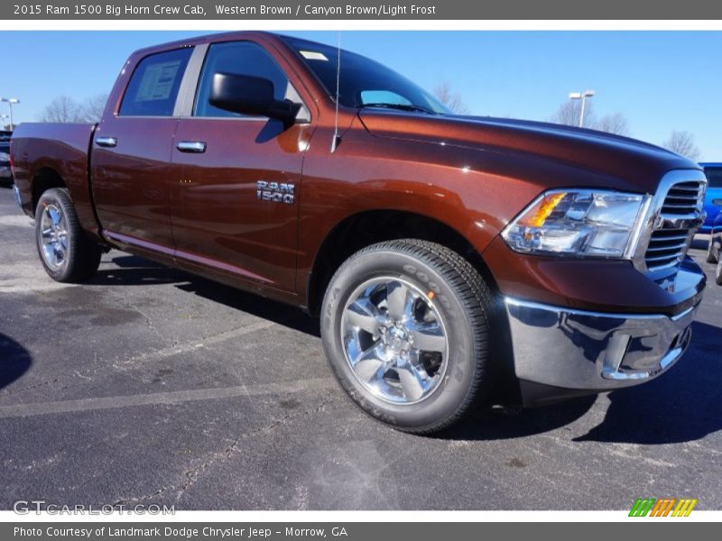 Front 3/4 View of 2015 1500 Big Horn Crew Cab
