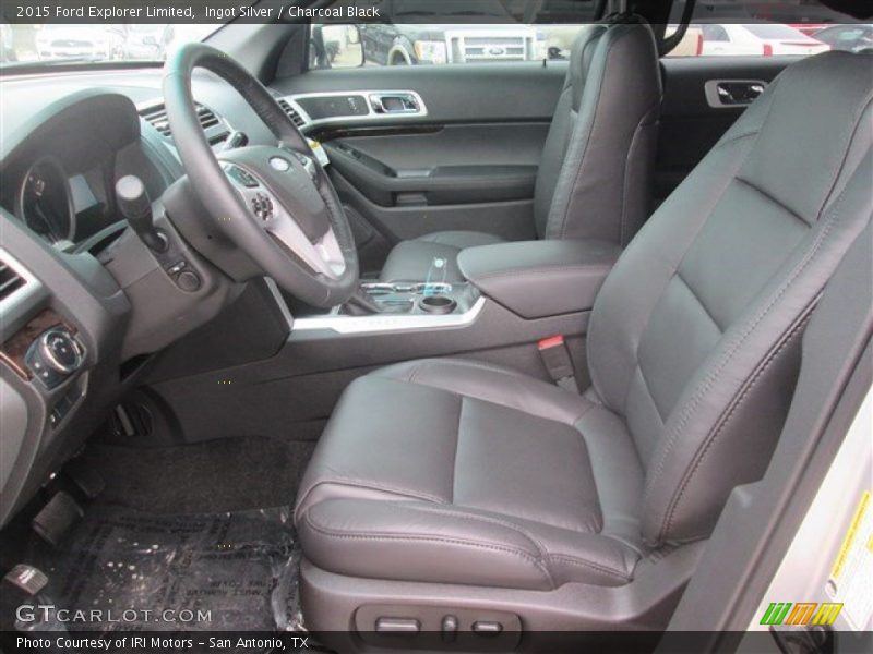 Ingot Silver / Charcoal Black 2015 Ford Explorer Limited