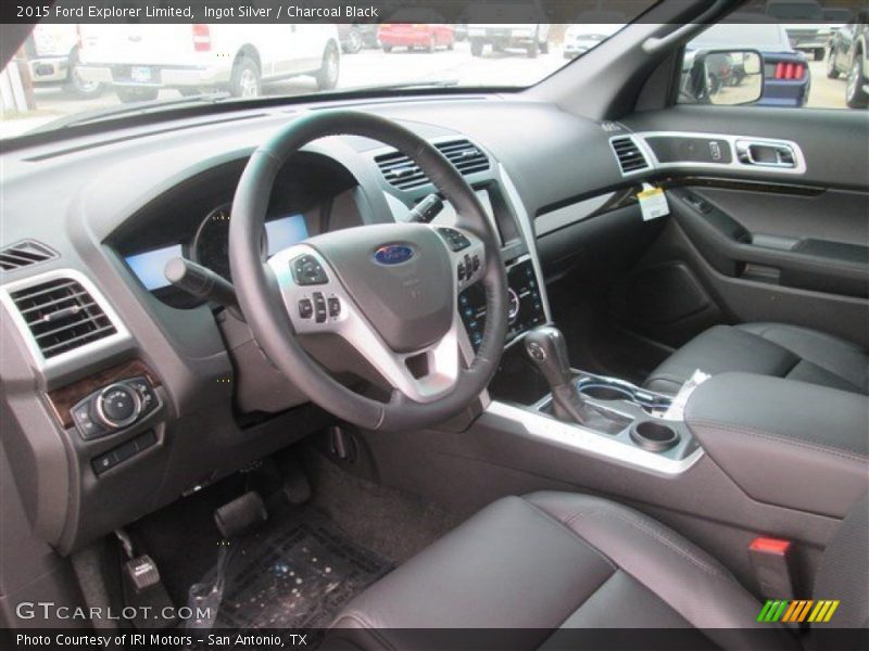 Ingot Silver / Charcoal Black 2015 Ford Explorer Limited