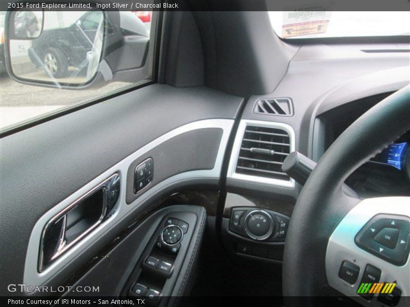 Ingot Silver / Charcoal Black 2015 Ford Explorer Limited