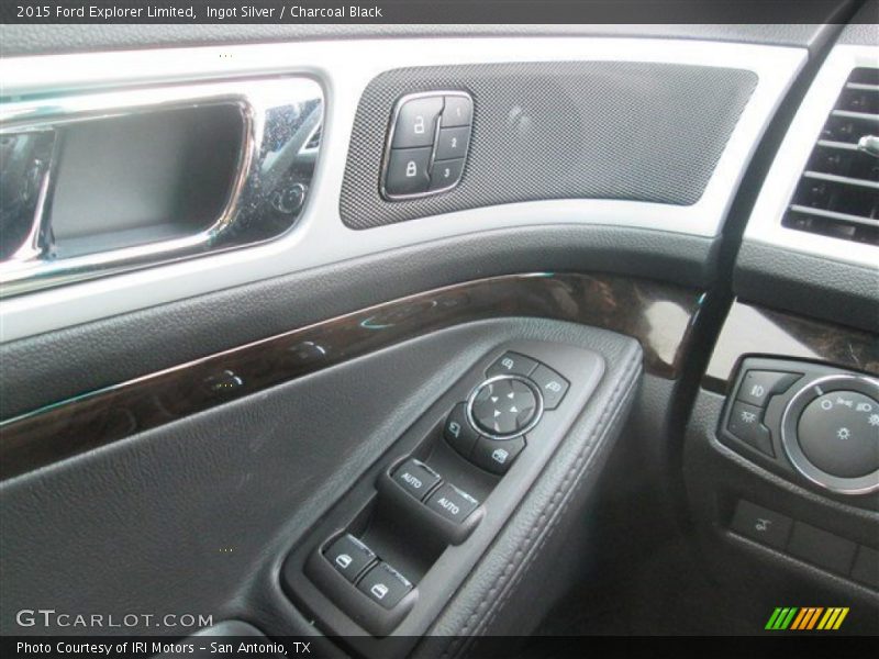 Ingot Silver / Charcoal Black 2015 Ford Explorer Limited