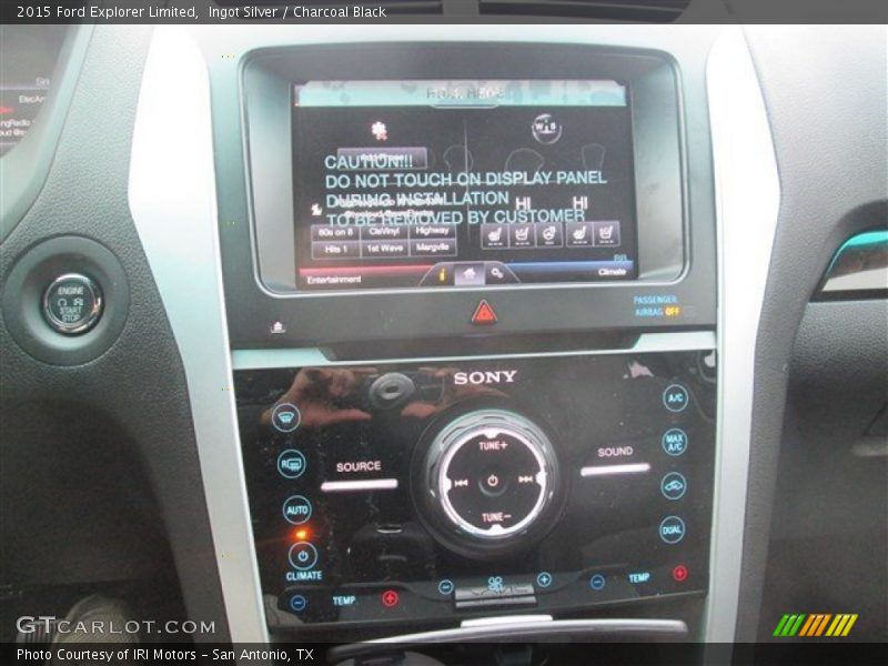 Ingot Silver / Charcoal Black 2015 Ford Explorer Limited