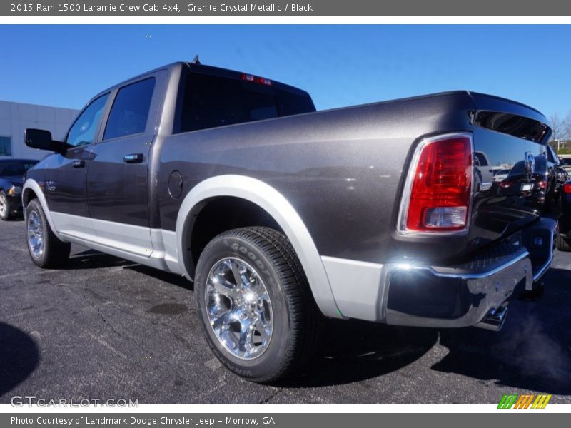 Granite Crystal Metallic / Black 2015 Ram 1500 Laramie Crew Cab 4x4
