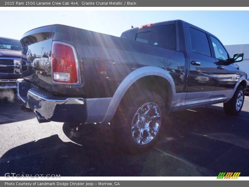 Granite Crystal Metallic / Black 2015 Ram 1500 Laramie Crew Cab 4x4