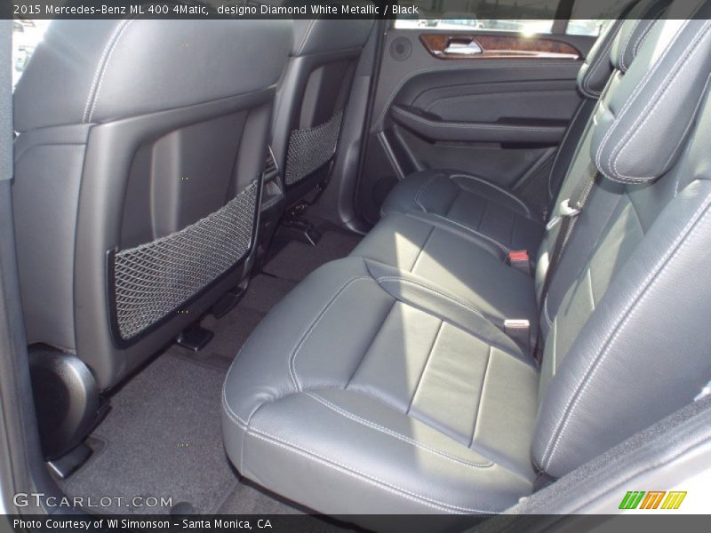 designo Diamond White Metallic / Black 2015 Mercedes-Benz ML 400 4Matic