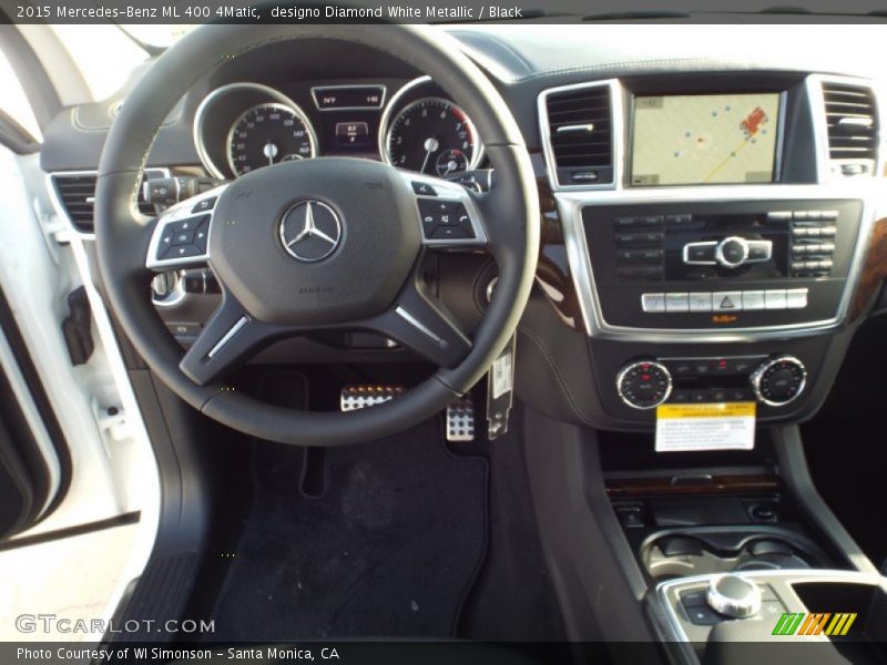 designo Diamond White Metallic / Black 2015 Mercedes-Benz ML 400 4Matic