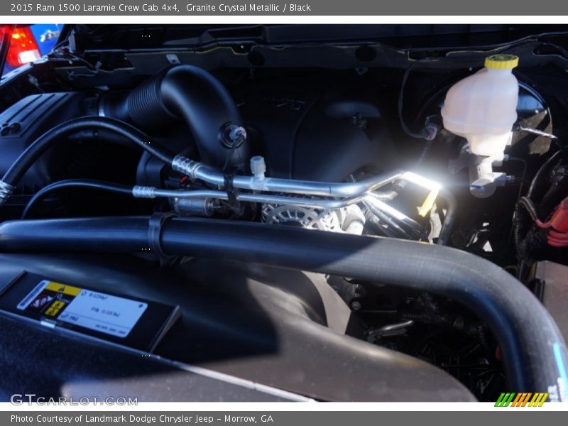 Granite Crystal Metallic / Black 2015 Ram 1500 Laramie Crew Cab 4x4