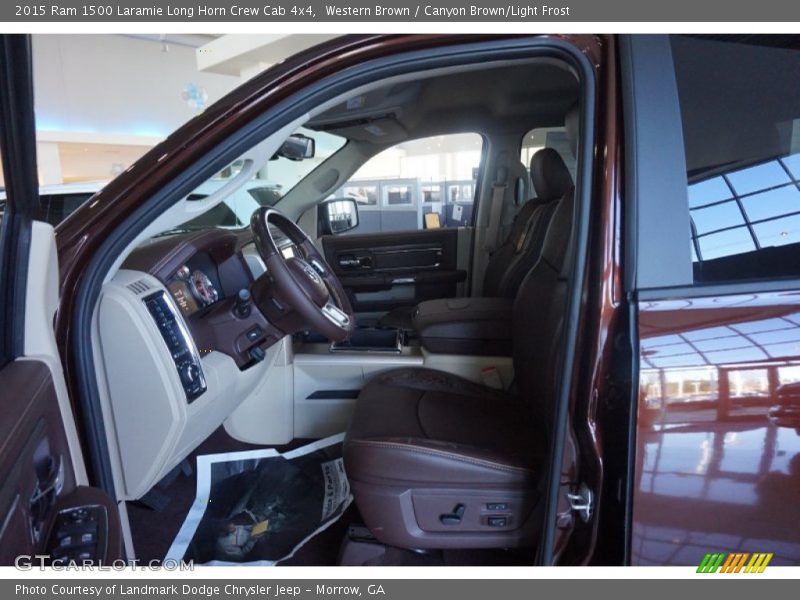 Western Brown / Canyon Brown/Light Frost 2015 Ram 1500 Laramie Long Horn Crew Cab 4x4