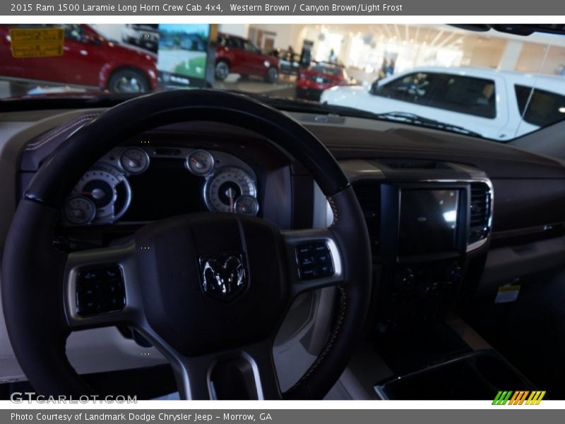 Western Brown / Canyon Brown/Light Frost 2015 Ram 1500 Laramie Long Horn Crew Cab 4x4