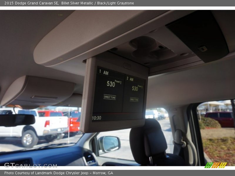 Billet Silver Metallic / Black/Light Graystone 2015 Dodge Grand Caravan SE