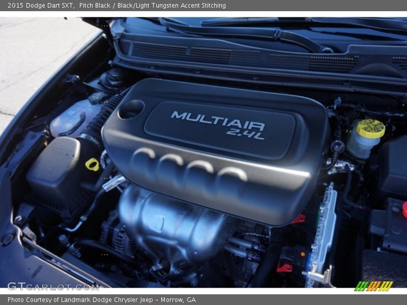 Pitch Black / Black/Light Tungsten Accent Stitching 2015 Dodge Dart SXT