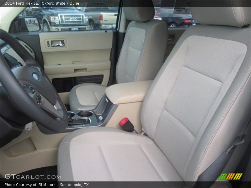 Oxford White / Dune 2014 Ford Flex SE