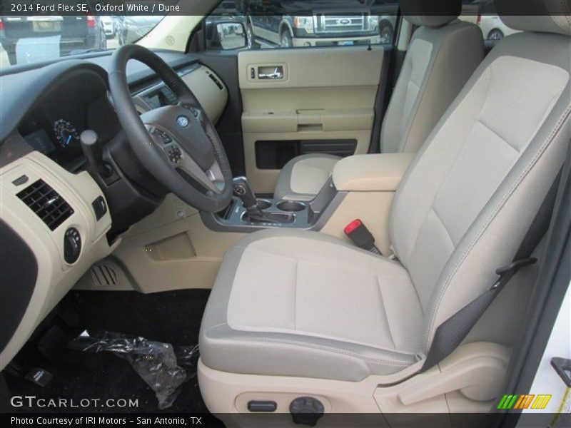 Oxford White / Dune 2014 Ford Flex SE