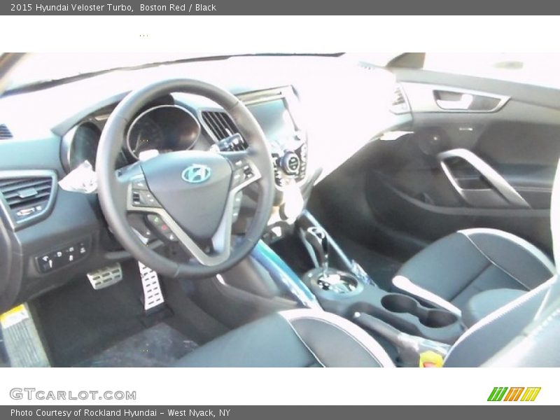 Boston Red / Black 2015 Hyundai Veloster Turbo
