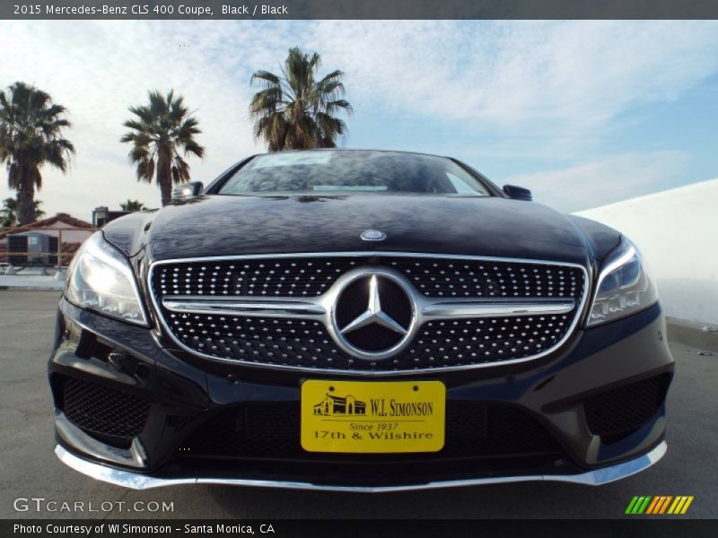 Black / Black 2015 Mercedes-Benz CLS 400 Coupe