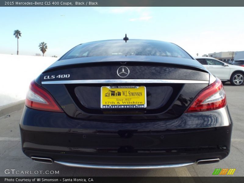 Black / Black 2015 Mercedes-Benz CLS 400 Coupe