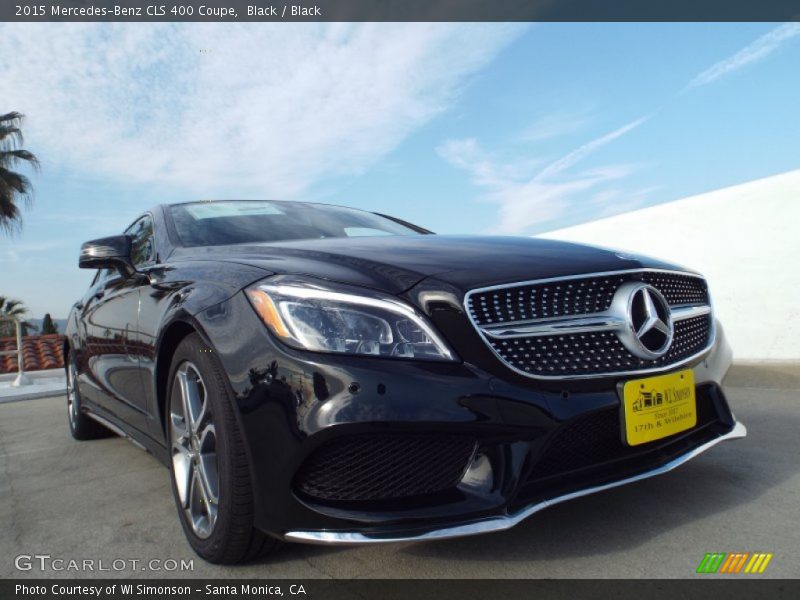 Black / Black 2015 Mercedes-Benz CLS 400 Coupe